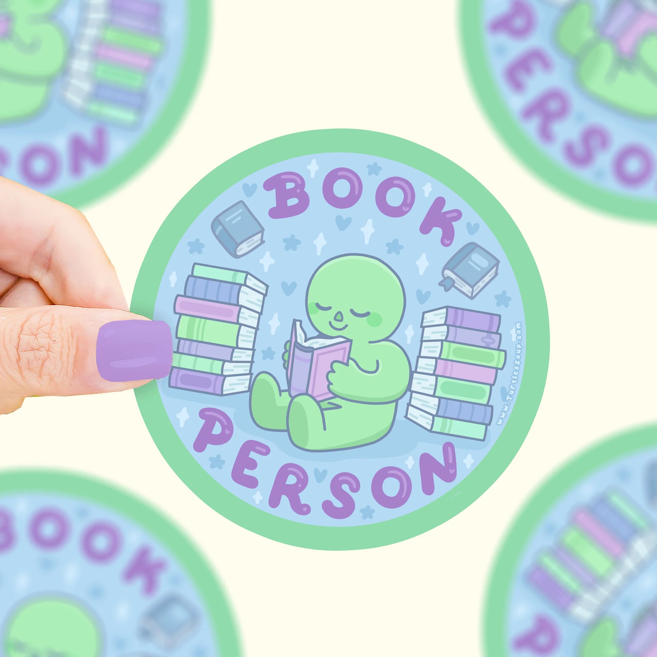 Book Person- Vinyl Sticker