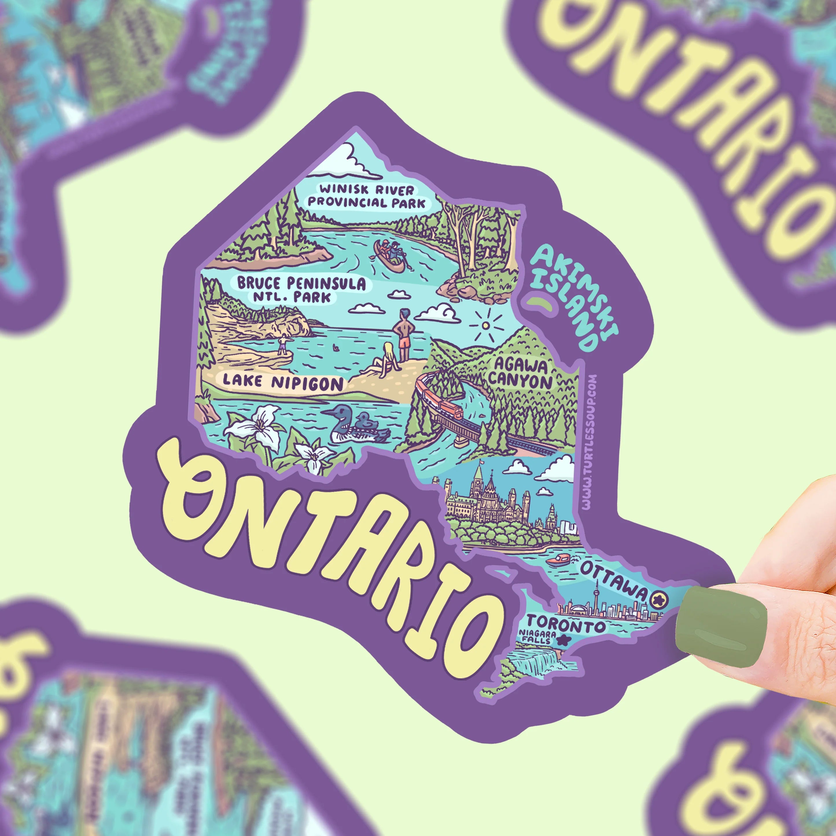 Ontario Canada- Vinyl Sticker
