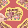 Whoops! Bought Another Book- Vinyl Sticker