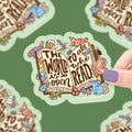 The World Is Open- Vinyl Sticker
