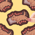 Dog Eared Book- Vinyl Sticker