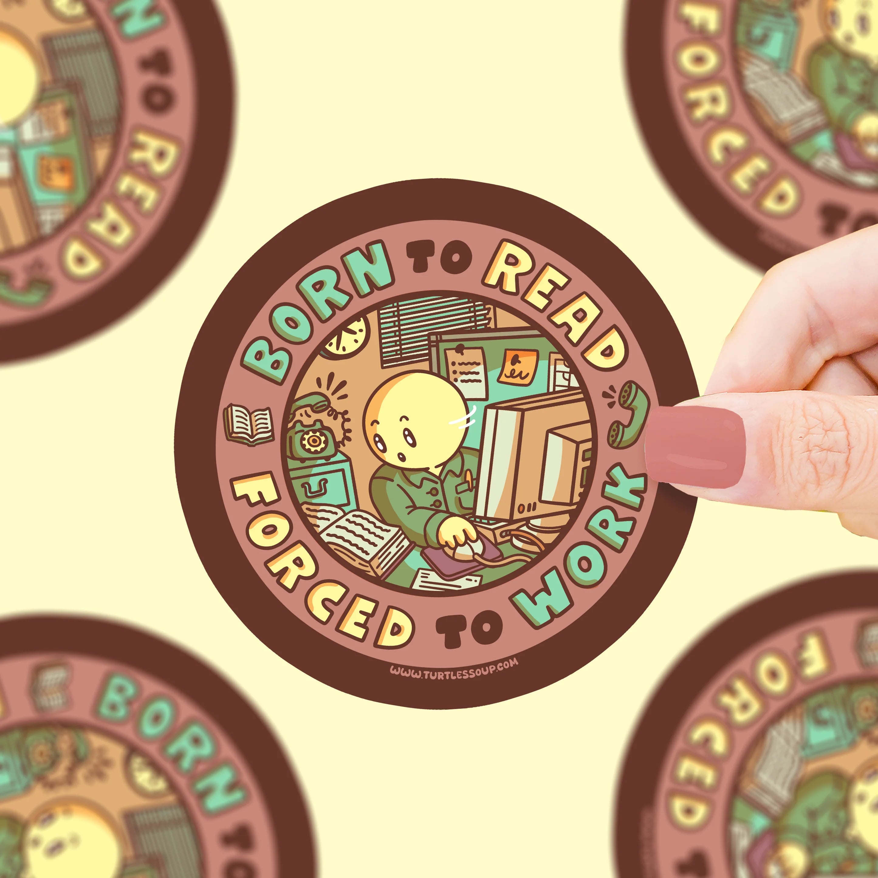 Born To Read- Vinyl Sticker