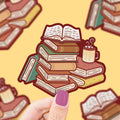 Cozy Books- Vinyl Sticker