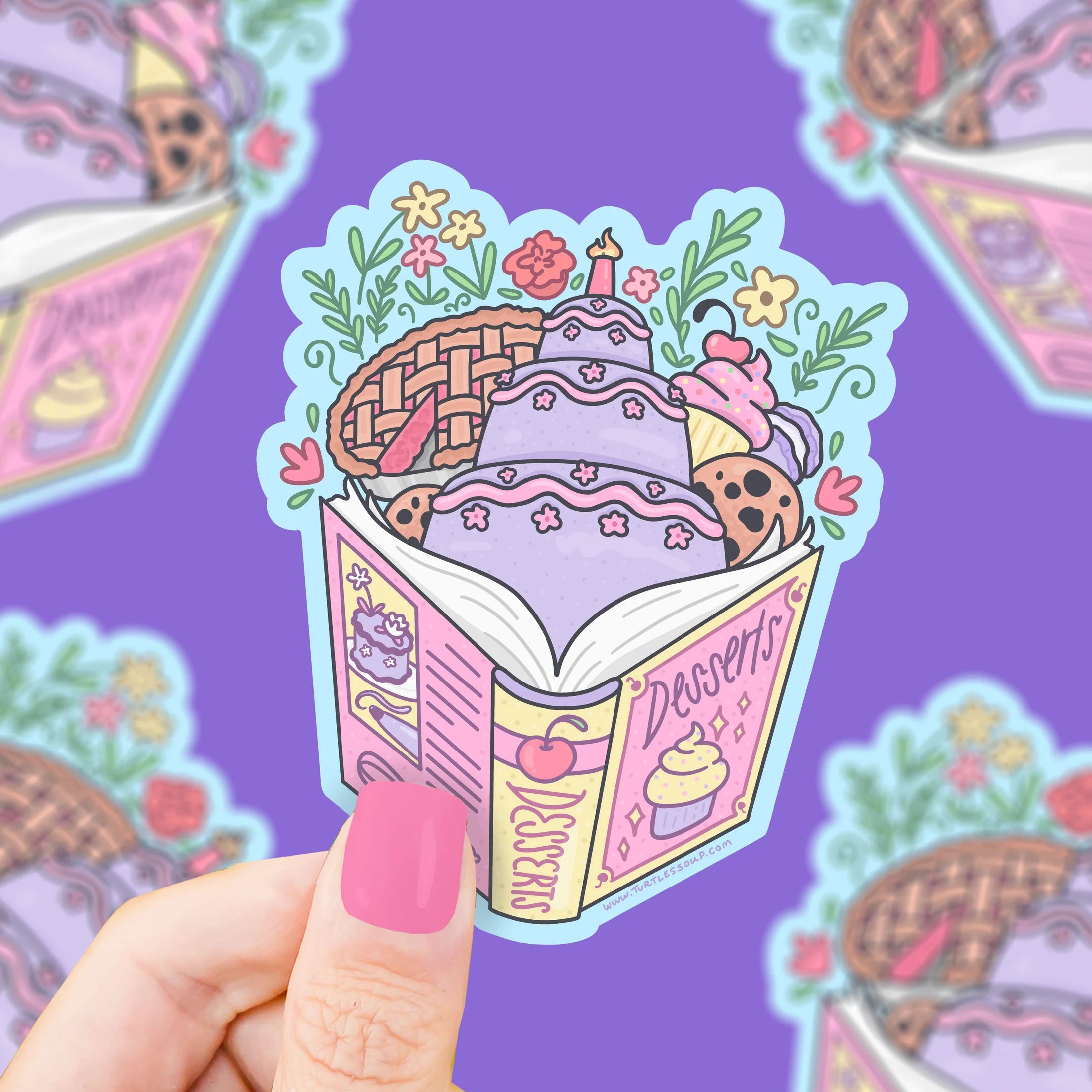 Desserts Cook Book- Vinyl Sticker