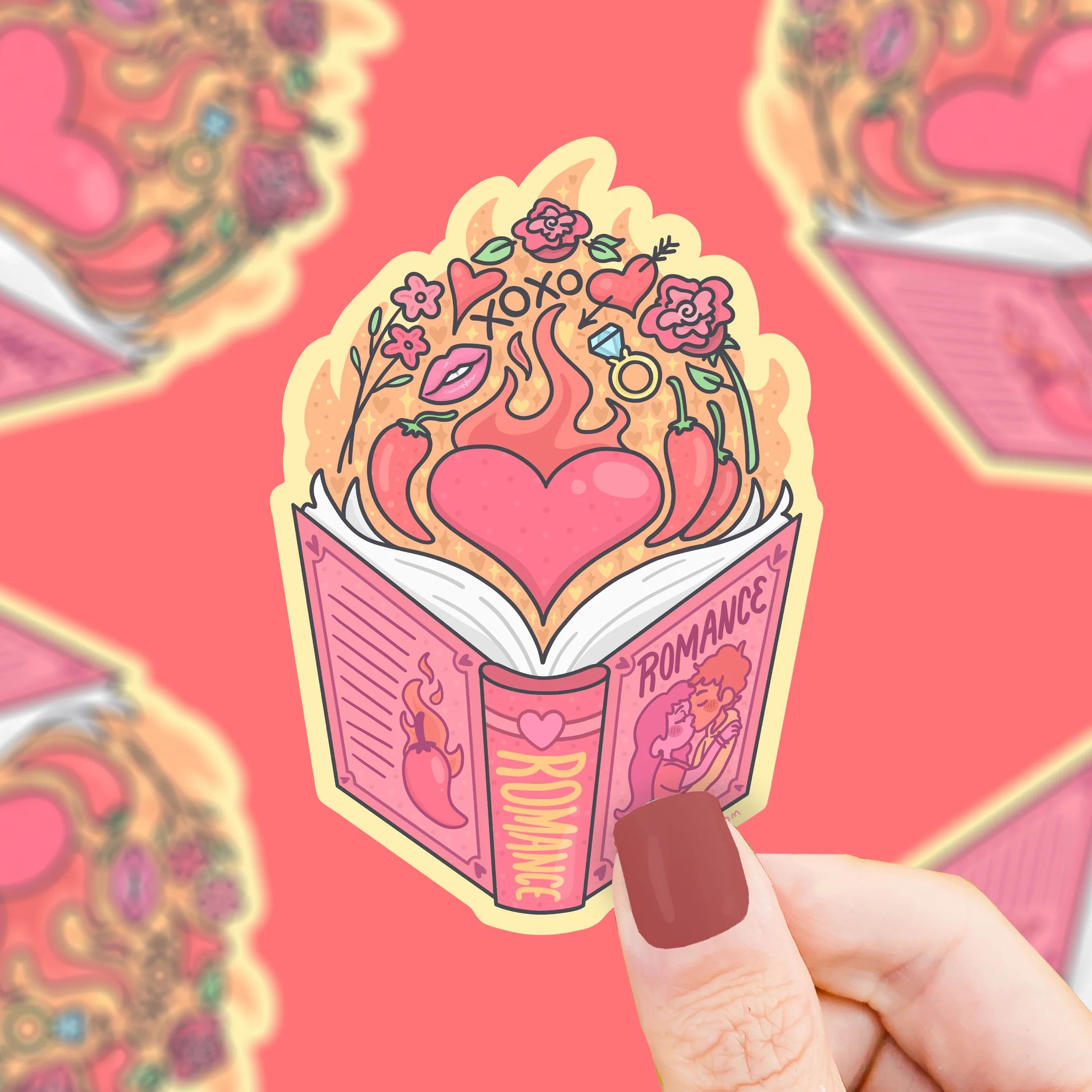 Romance Book- Vinyl Sticker