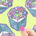 Sci Fi Book- Vinyl Sticker