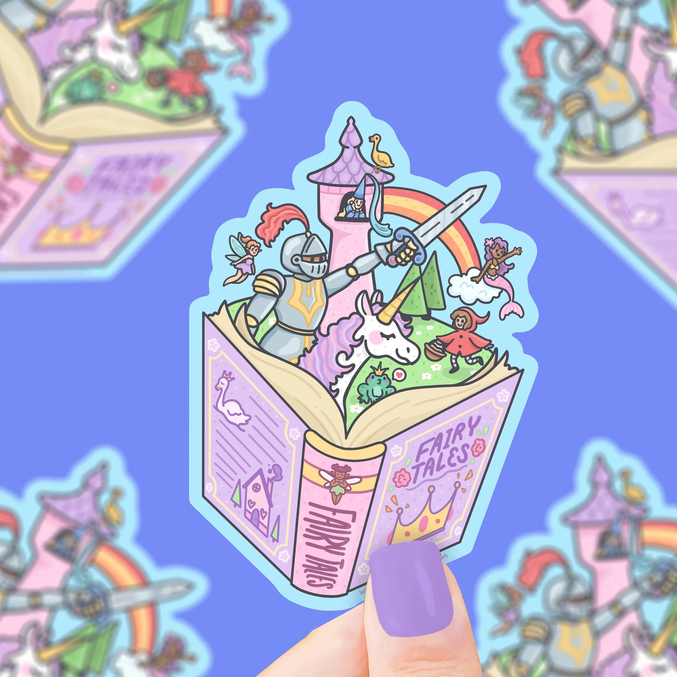 Fairy Tale Book- Vinyl Sticker