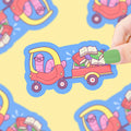 Bookworm Tow Truck- Vinyl Sticker