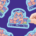 Crying Over Fictional Characters- Vinyl Sticker