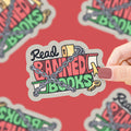 Read Banned Books- Vinyl Sticker