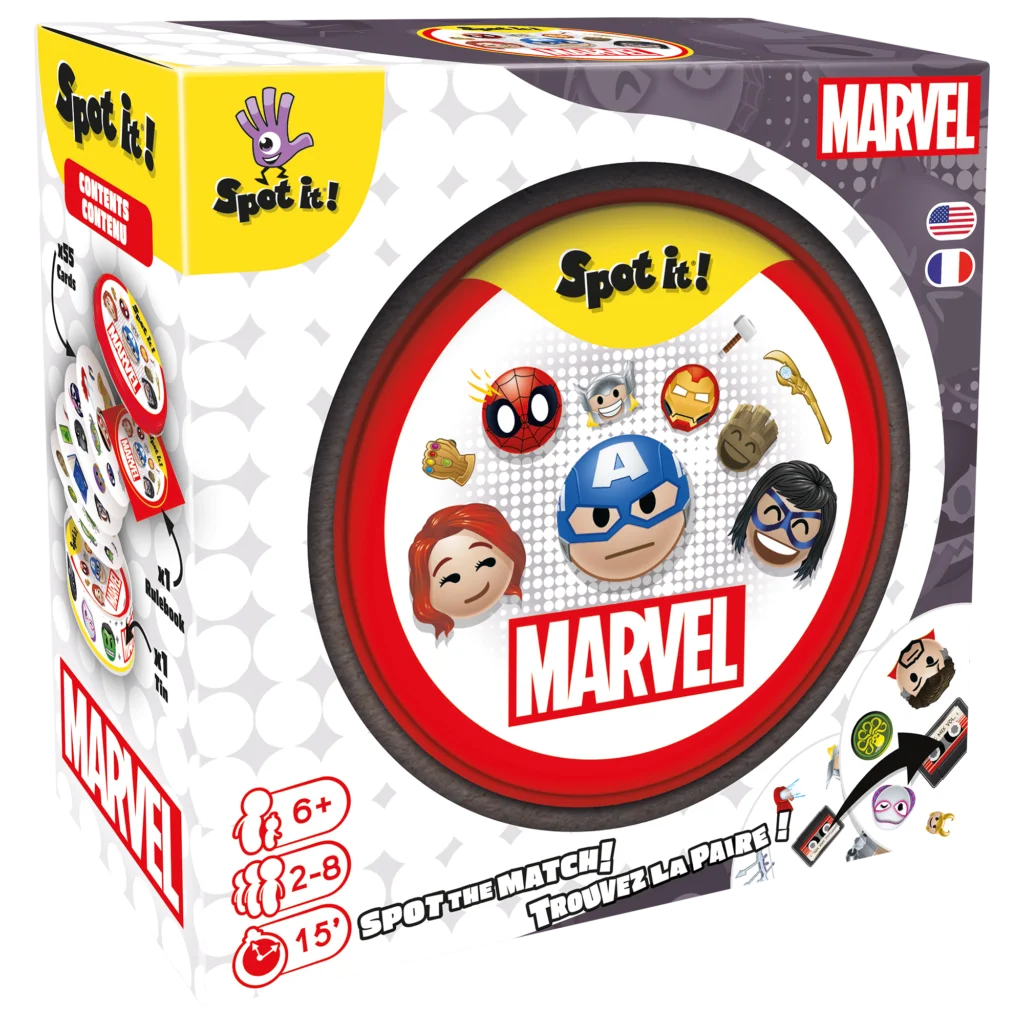 Spot It! - Marvel Emojis - Box-Eco - Rebrand (ML)