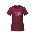 Salty town, Spicy reads - women's t-shirt - maroon