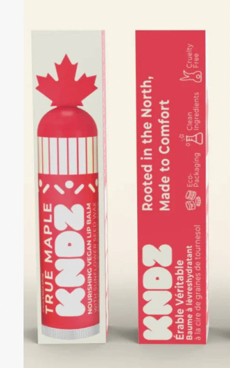 True Maple KNDZ lip balm