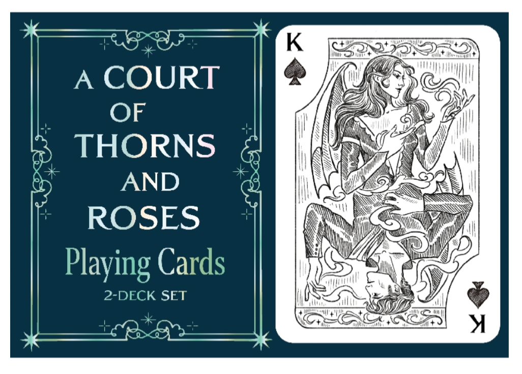 Pre-Order A Court of Thorns and Roses Official Playing Card Set (Night Court Inner Circle) 2-Deck Set - from the ACOTAR Collection