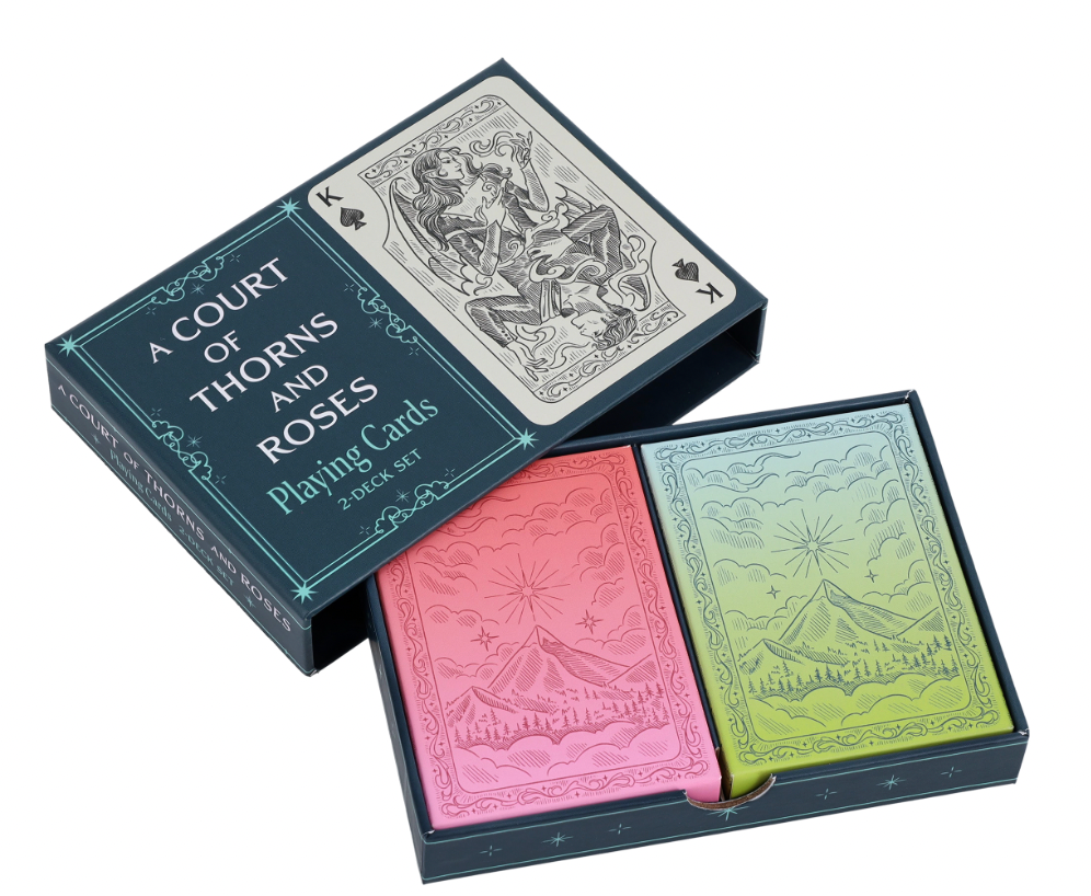 Pre-Order A Court of Thorns and Roses Official Playing Card Set (Night Court Inner Circle) 2-Deck Set - from the ACOTAR Collection