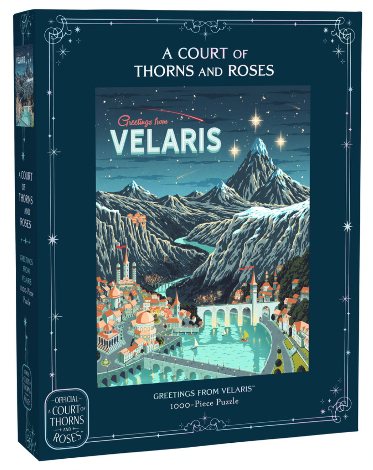 Pre-Order A Court of Thorns and Roses Official Greetings from Velaris 1000-Piece Puzzle From the ACOTAR Collection