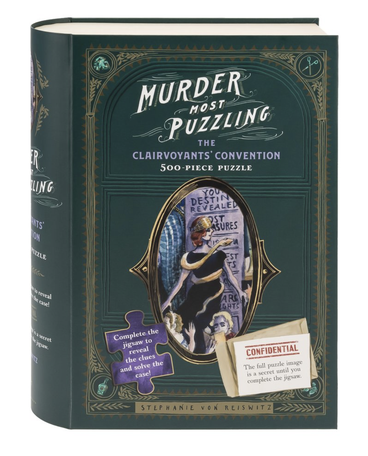 Murder Most Puzzling: The Clairvoyants' Convention 500-Piece Puzzle