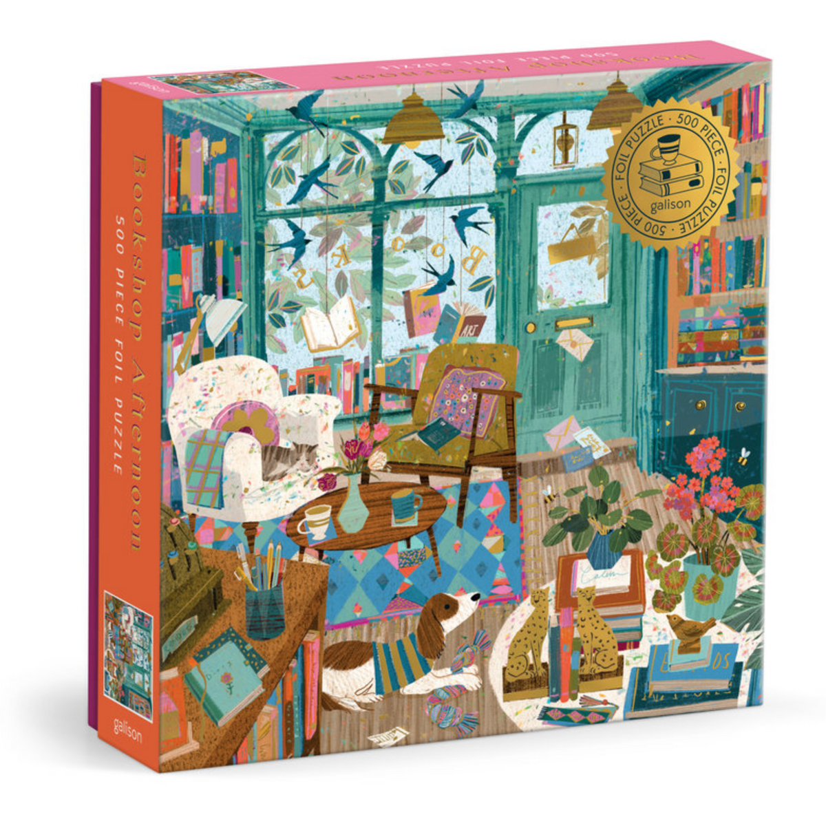 Bookshop Afternoon 500 Piece Foil Puzzle