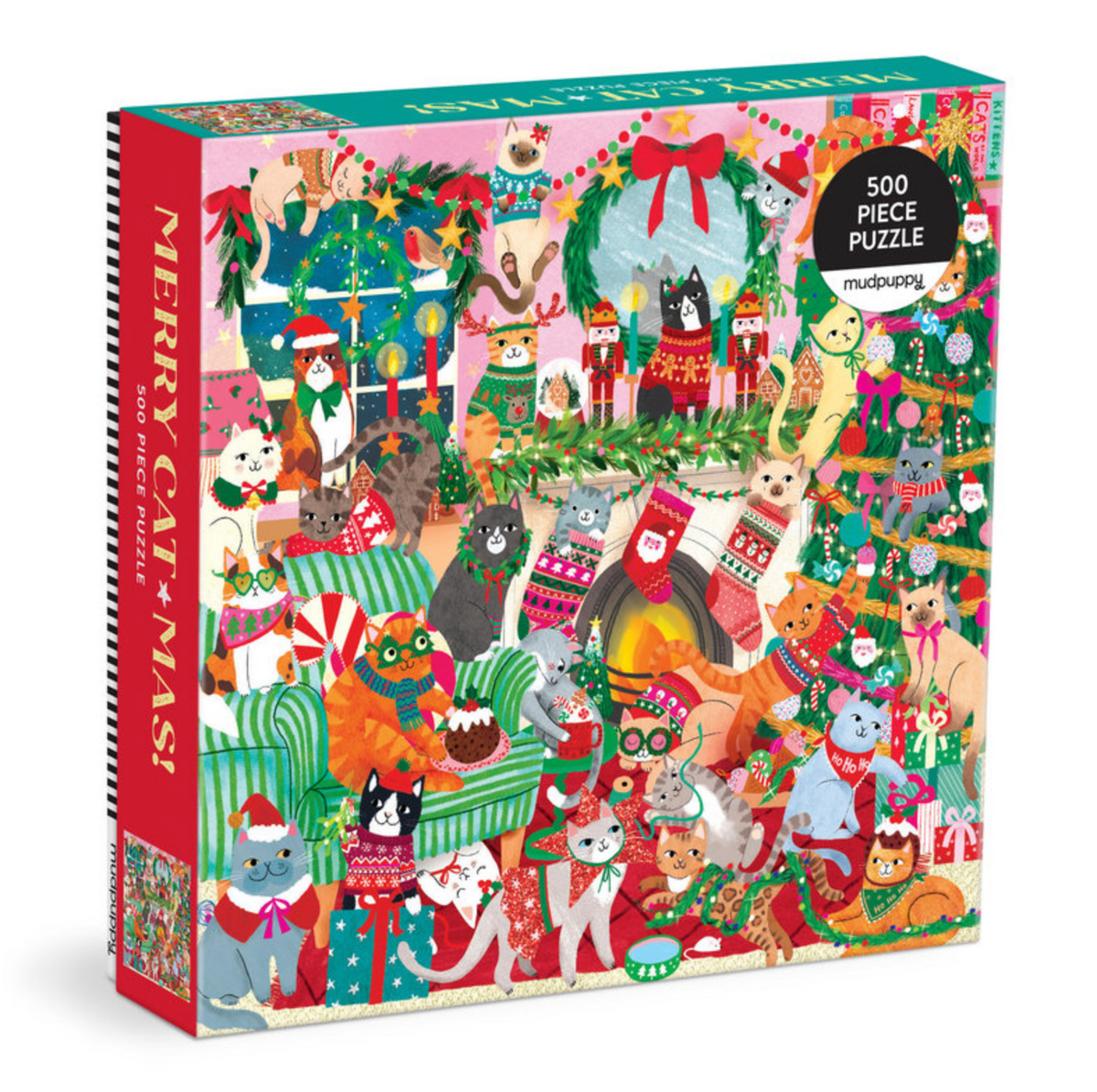 Merry Catmas! 500 Piece Family Puzzle