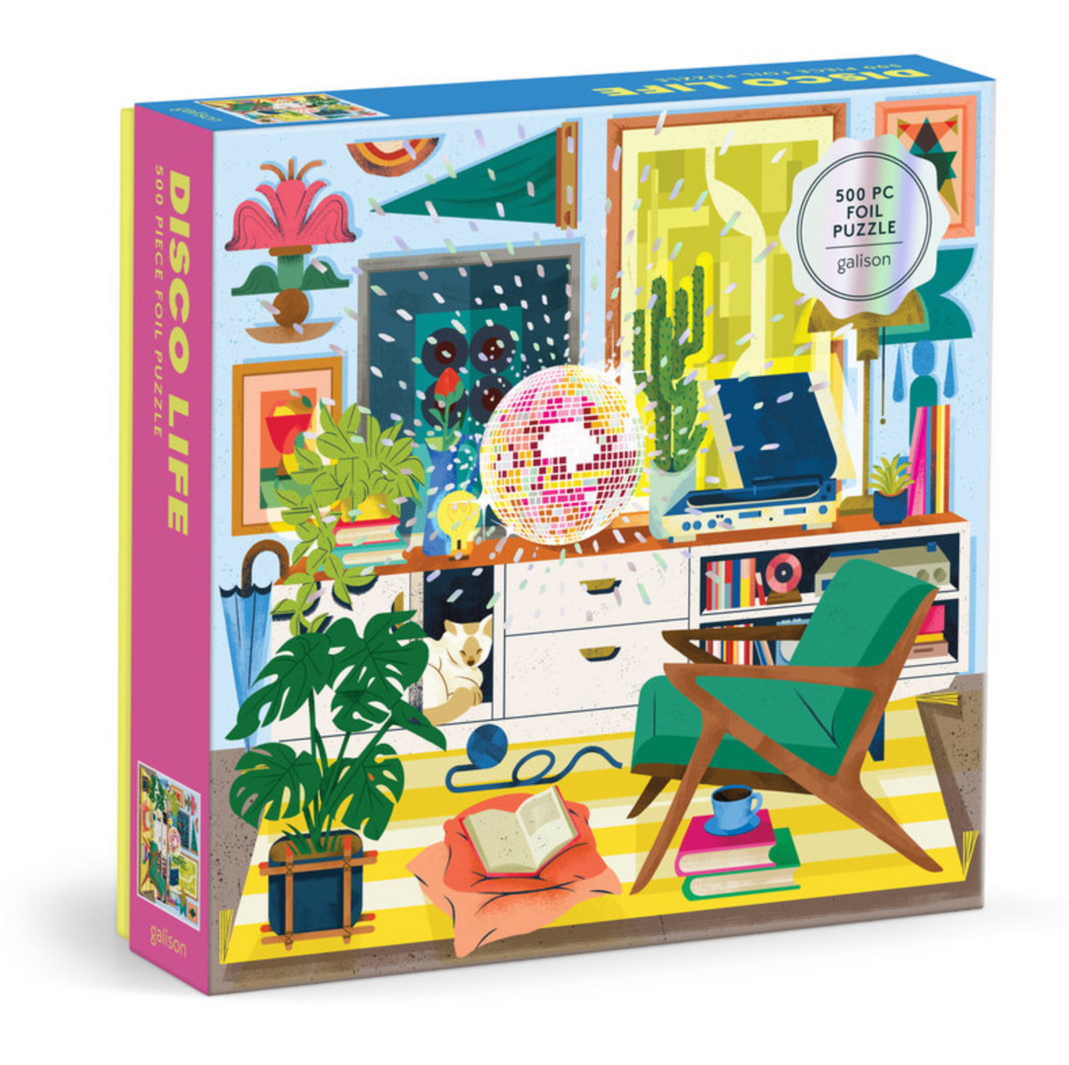 Disco Life 500 Piece Foil Puzzle