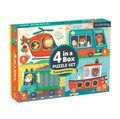 Transportation 4-in-a-box Puzzle Set