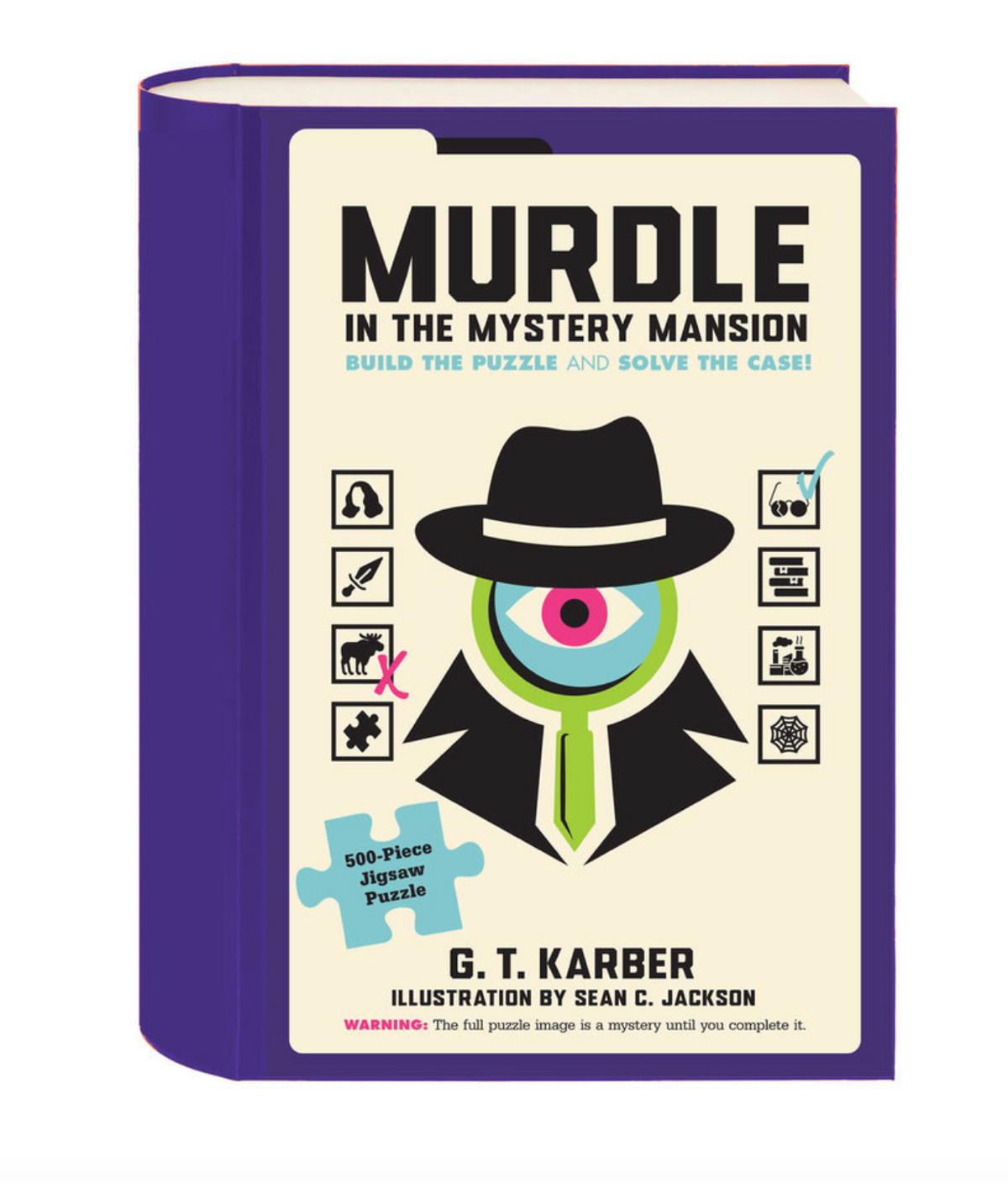 Murdle in the Mystery Mansion 500-Piece Jigsaw Puzzle