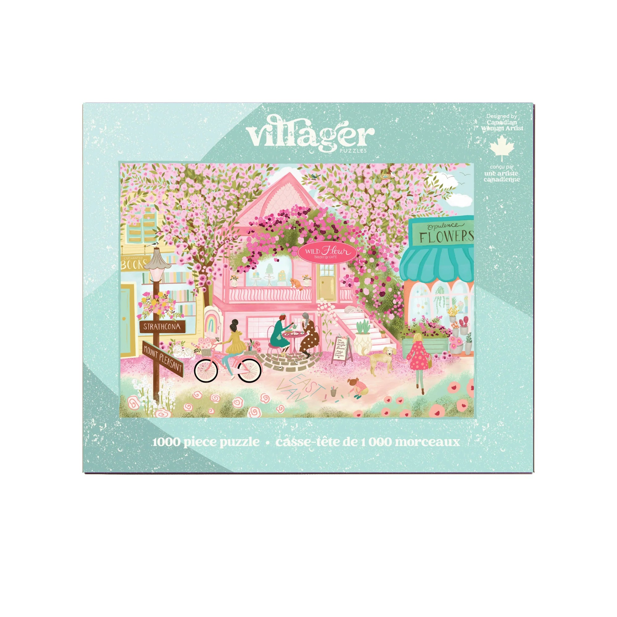 Villager Puzzle- City in Bloom 1000pc