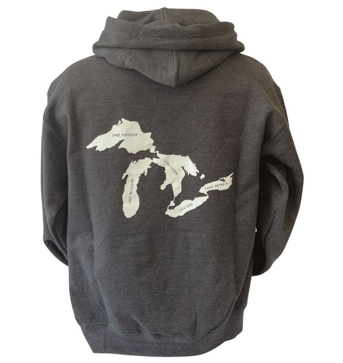 Great Lakes Hoodie - Charcoal