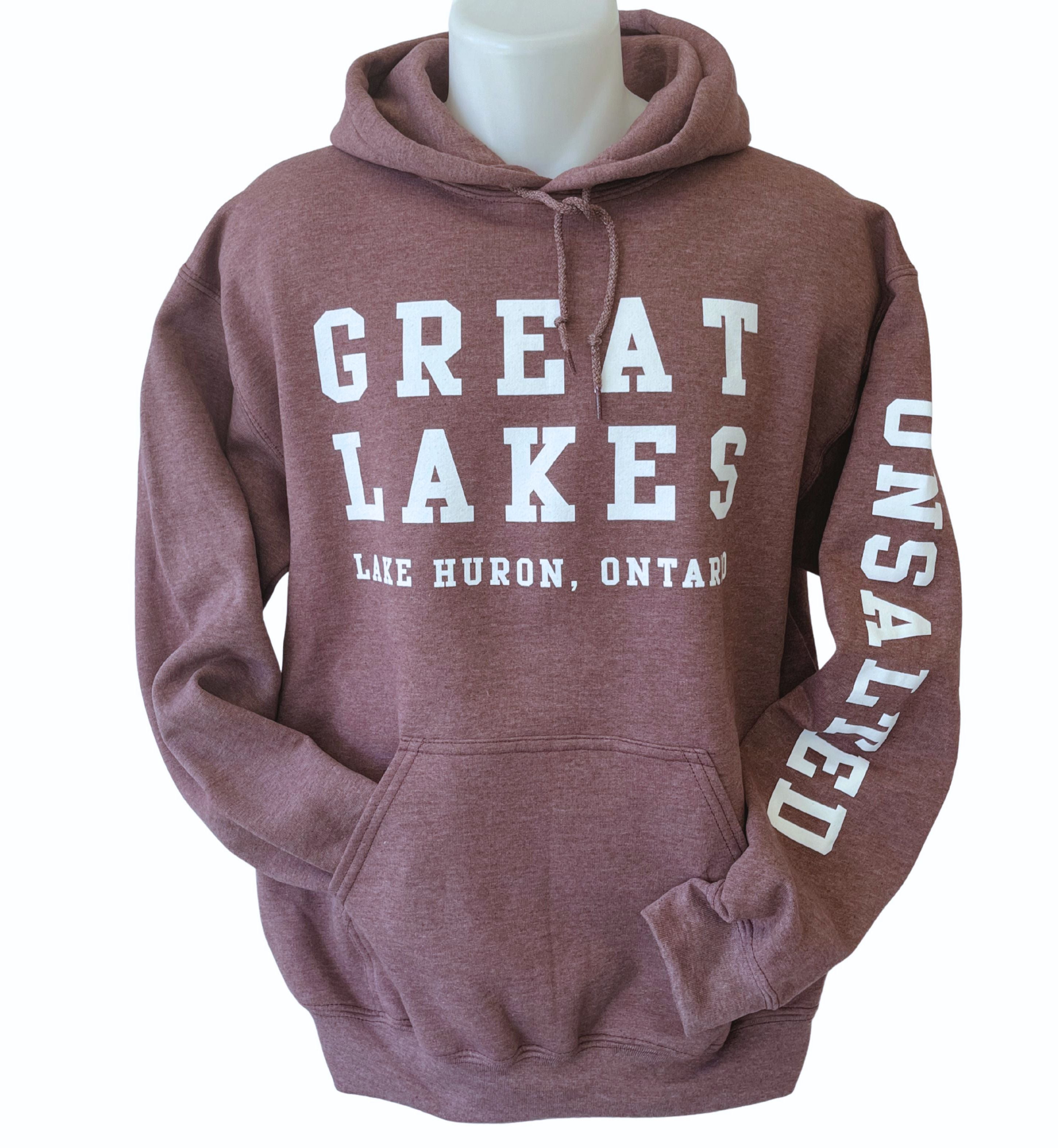 Great Lakes Hoodie - Heather Dark Maroon