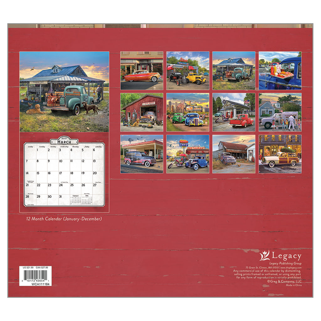 2027 Legacy Calendar - Nostalgic Main Street