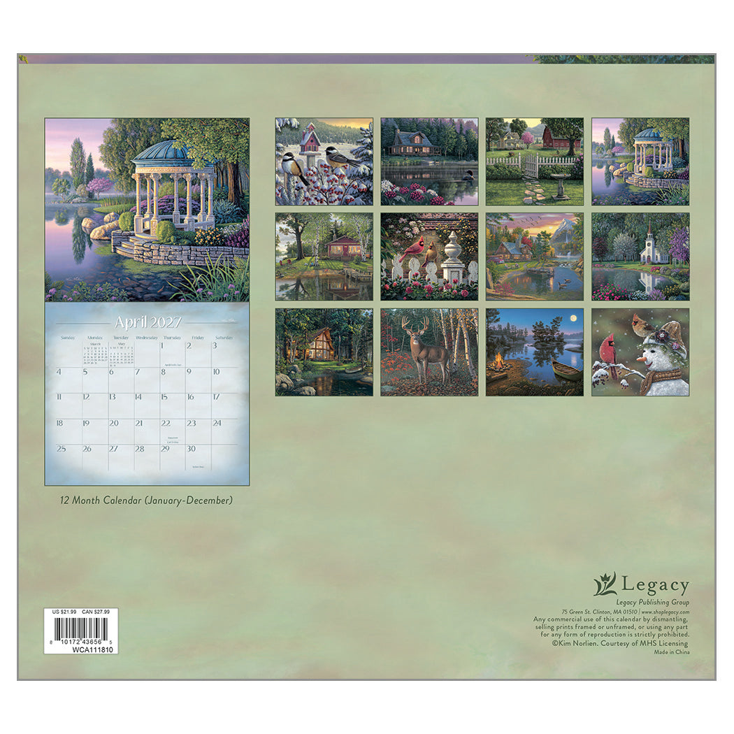 2027 Legacy Calendar - Peace & Tranquility