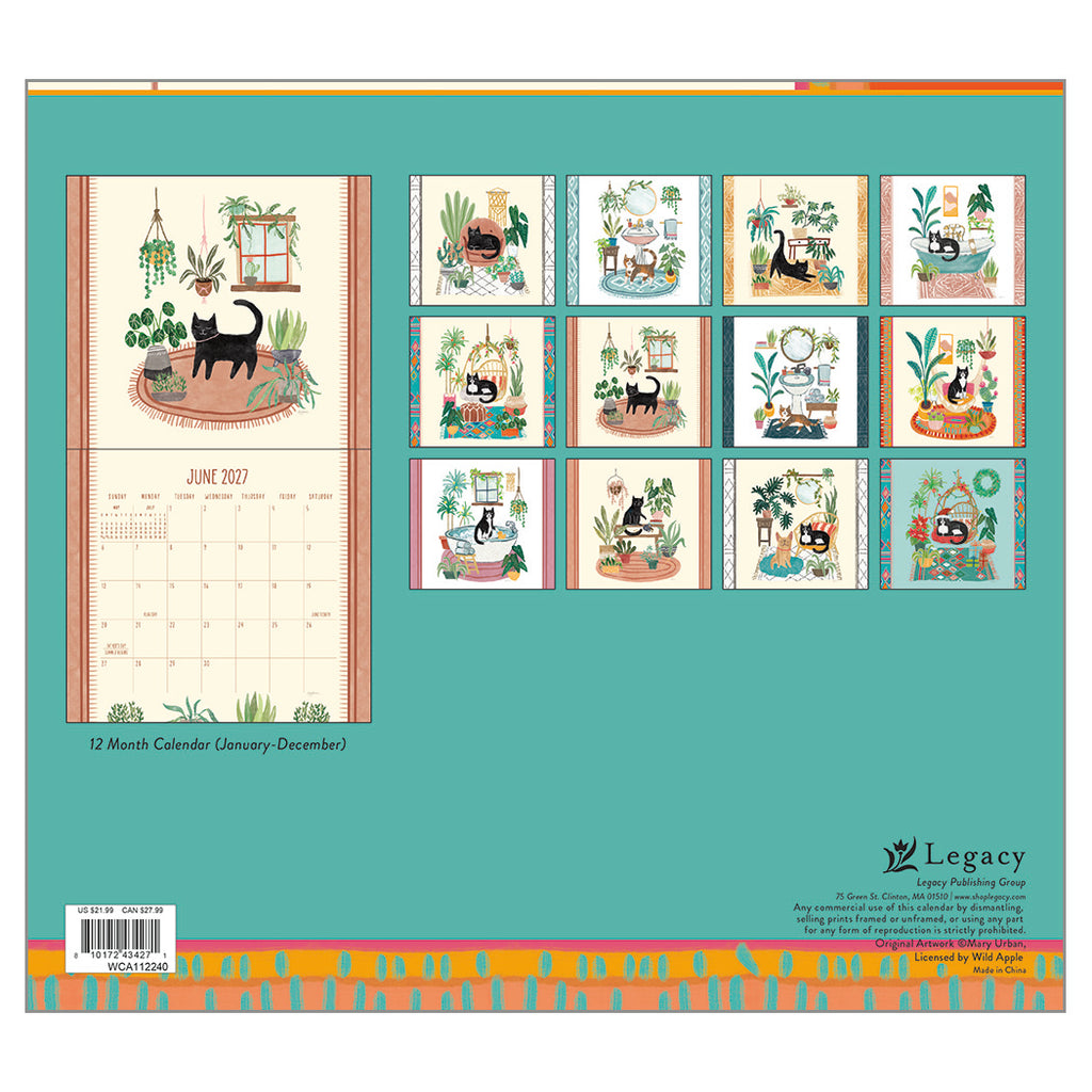 2027 Legacy Calendar - Cat Person