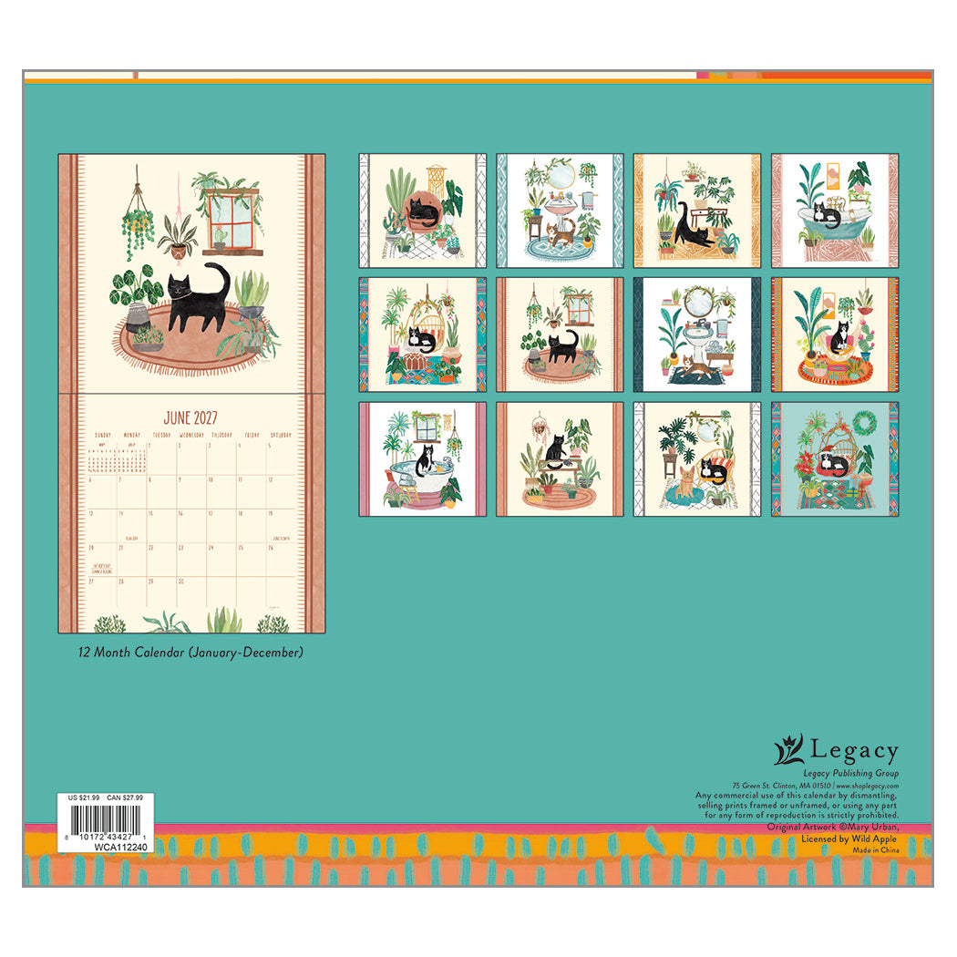 2027 Legacy Calendar - Cat Person