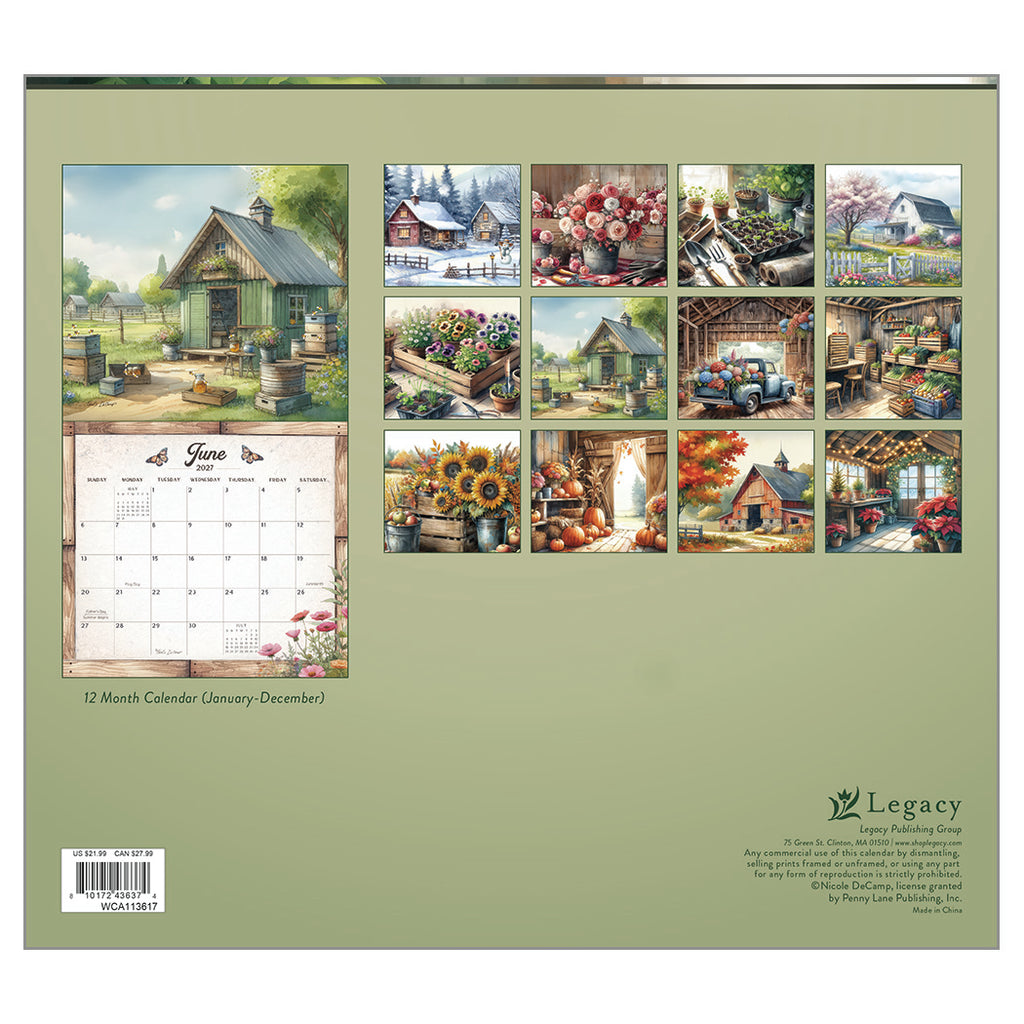 2027 Legacy Calendar - Gardening
