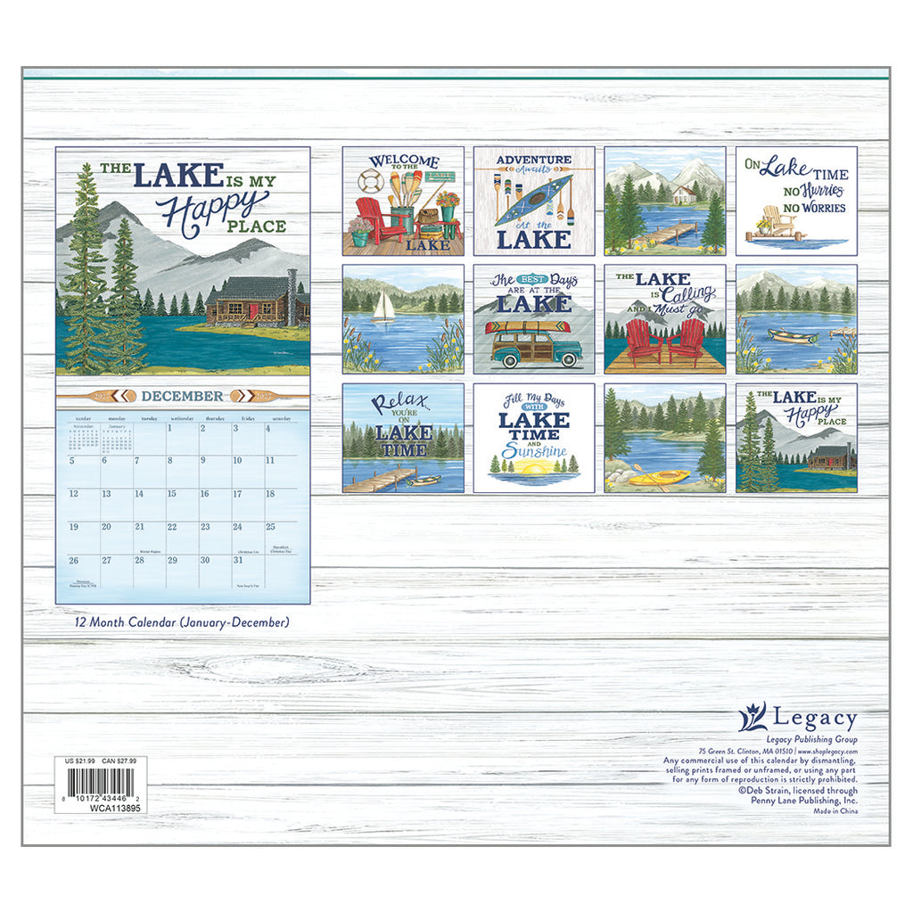2027 Legacy Calendar - Lake