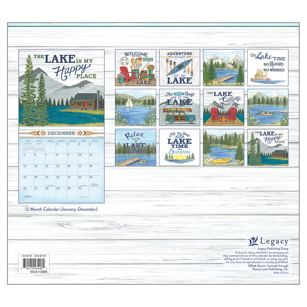 2027 Legacy Calendar - Lake