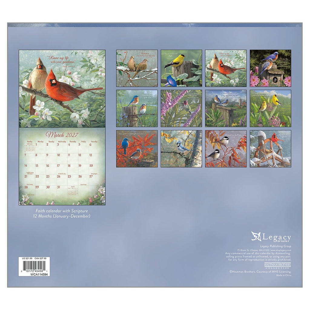 2027 Legacy Calendar - Songbirds of Faith