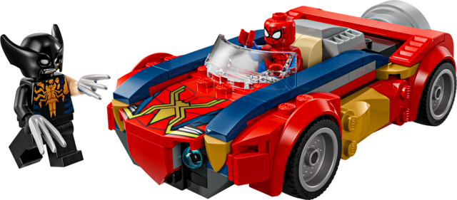 Lego 76336 Spider-Man Car vs. Venomized Wolverine