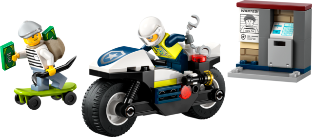 Lego 60455 Police Motorcycle Chase