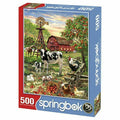Springbok Barnyard Animals 500pc puzzle