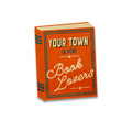 Book Shape Wood Magnet GODERICH - Orange