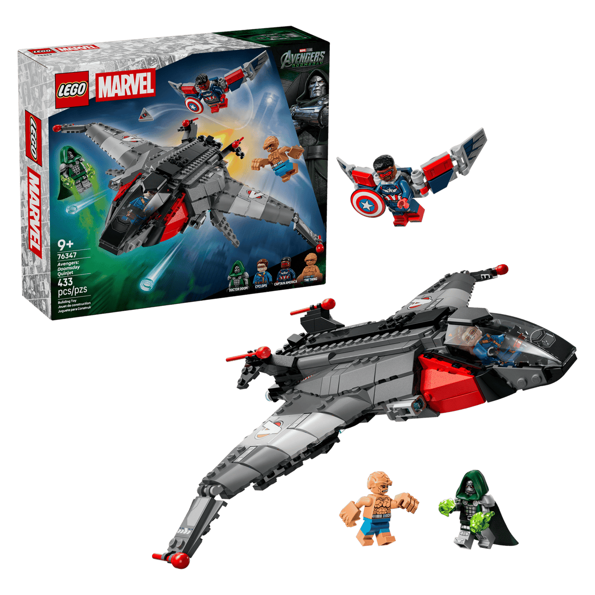 Lego 76347 Avengers: Doomsday Quinjet