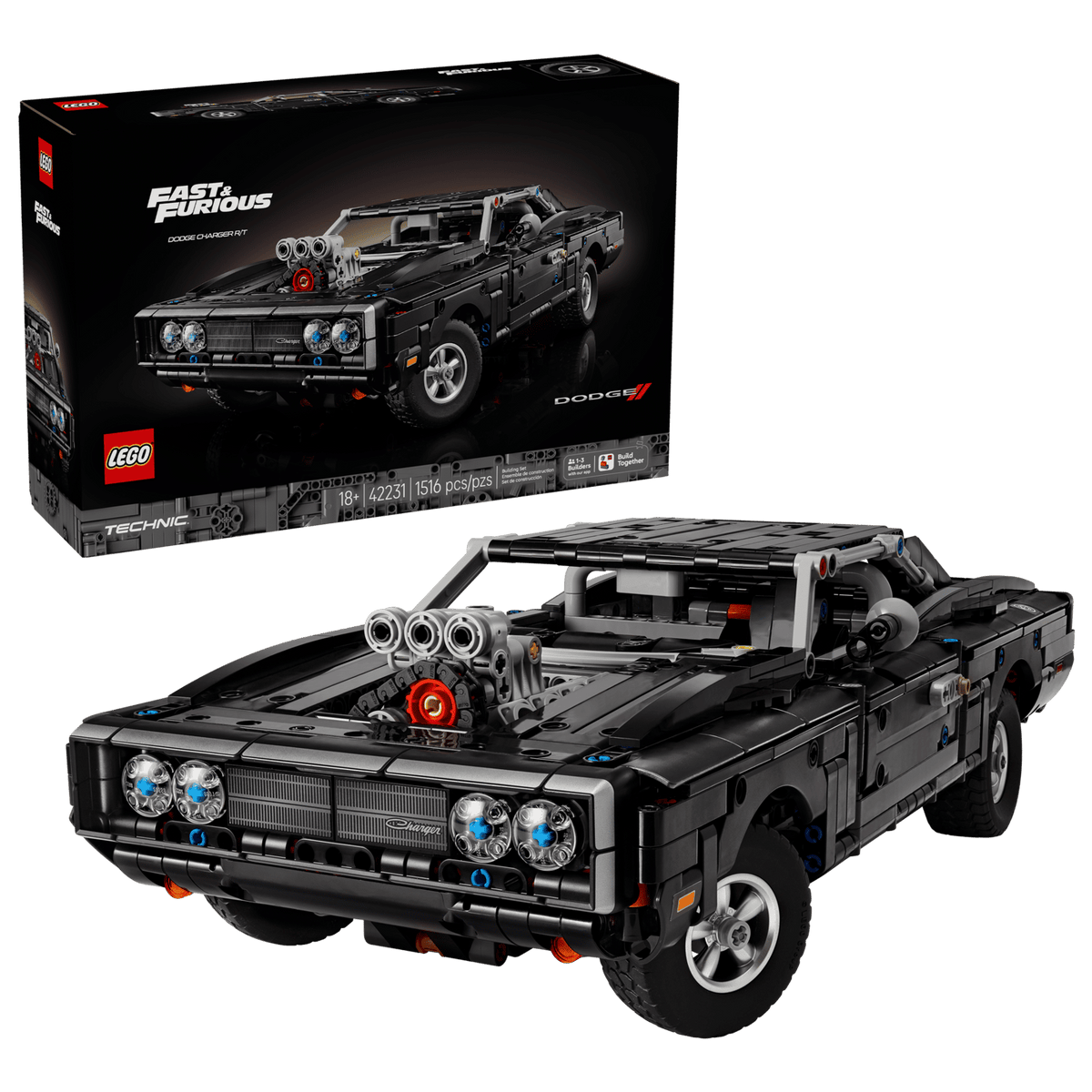 Lego 42231 Fast and Furious Dodge Charger R/T Car