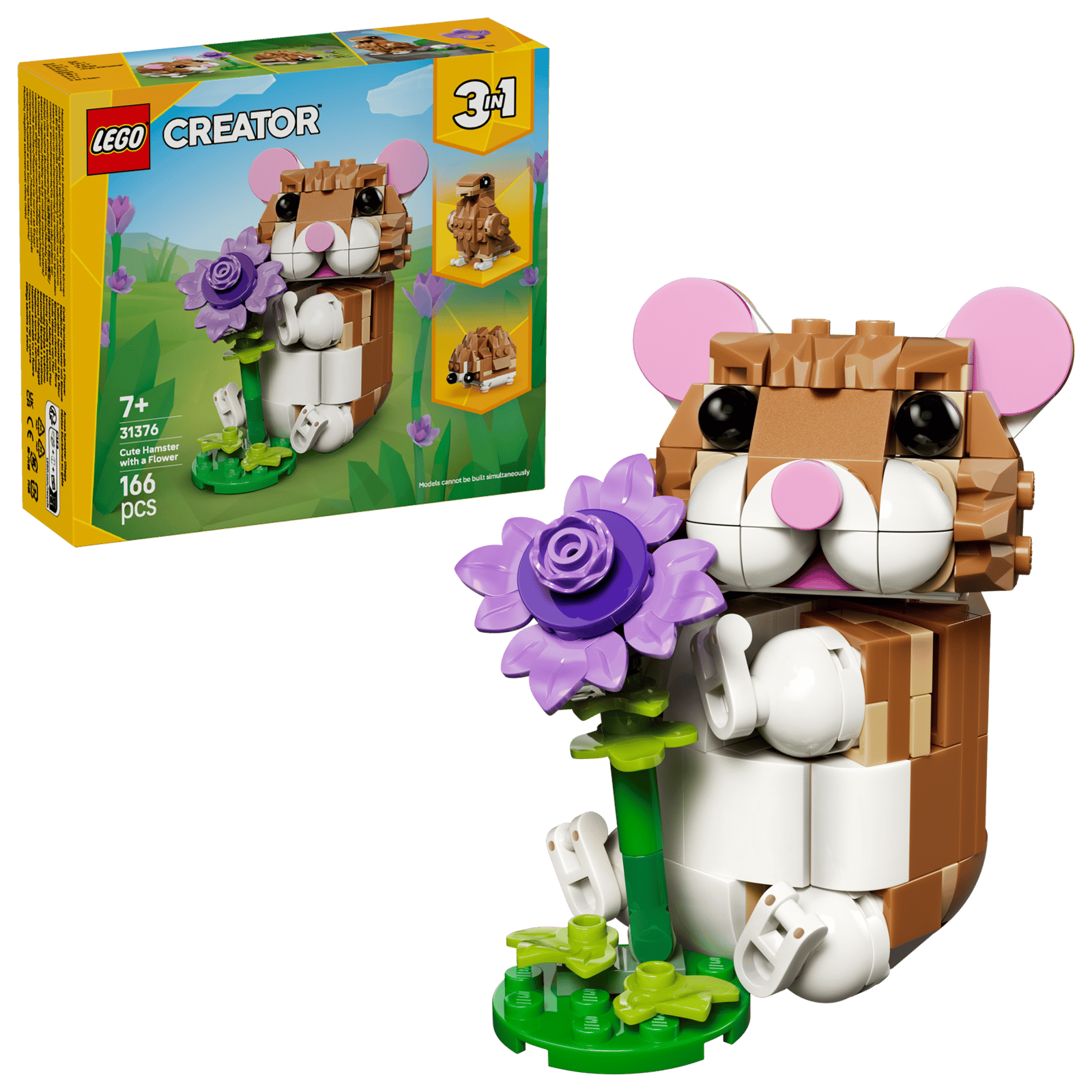 Lego 31376 Cute Hamster with a Flower