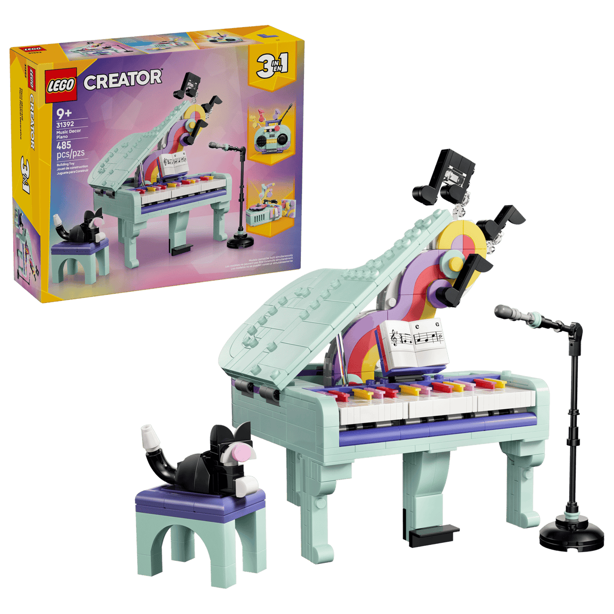 Lego 31392 Music Decor Piano with Cat