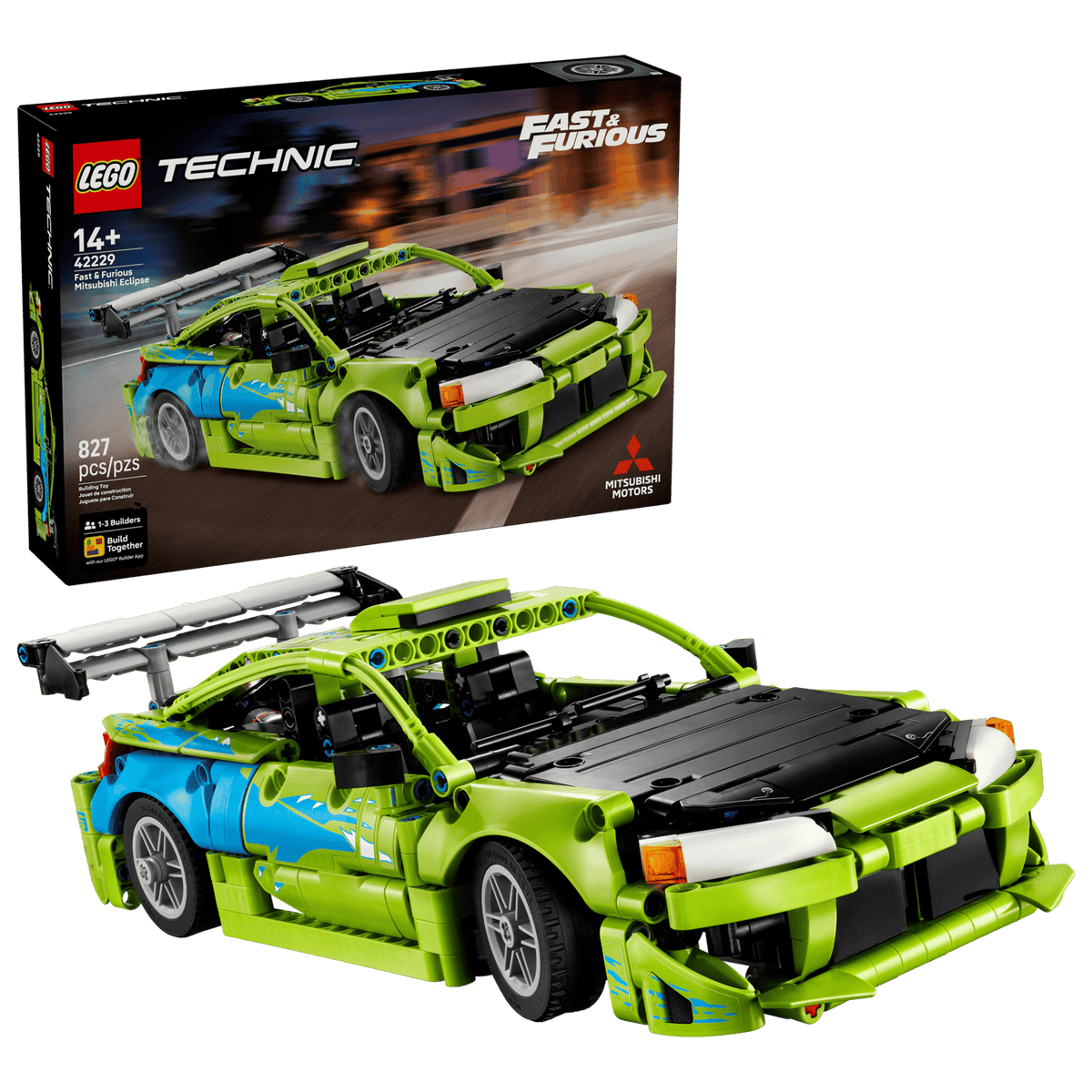 Lego 42229 Fast and Furious Mitsubishi Eclipse Car