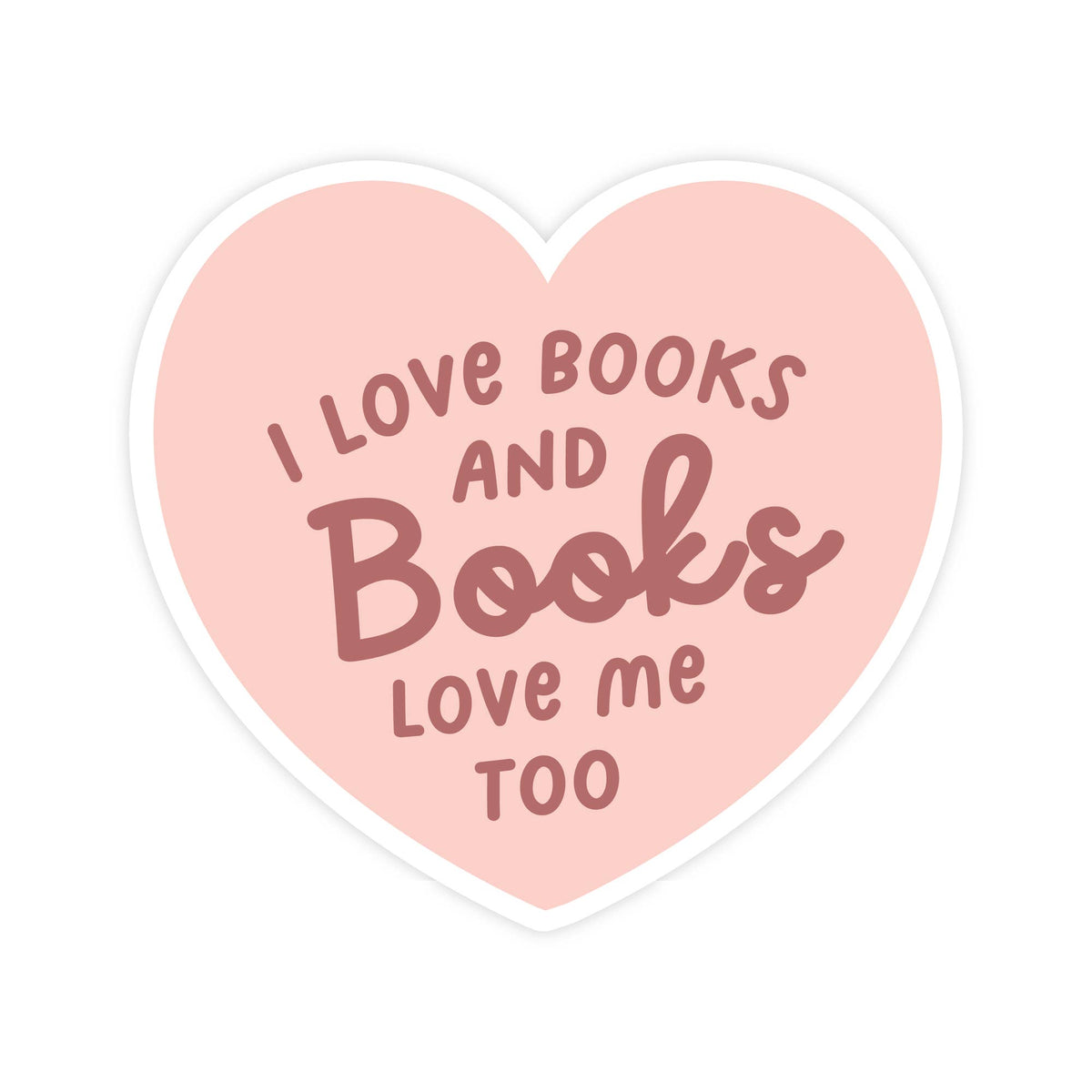Books Love Me Too- Sticker