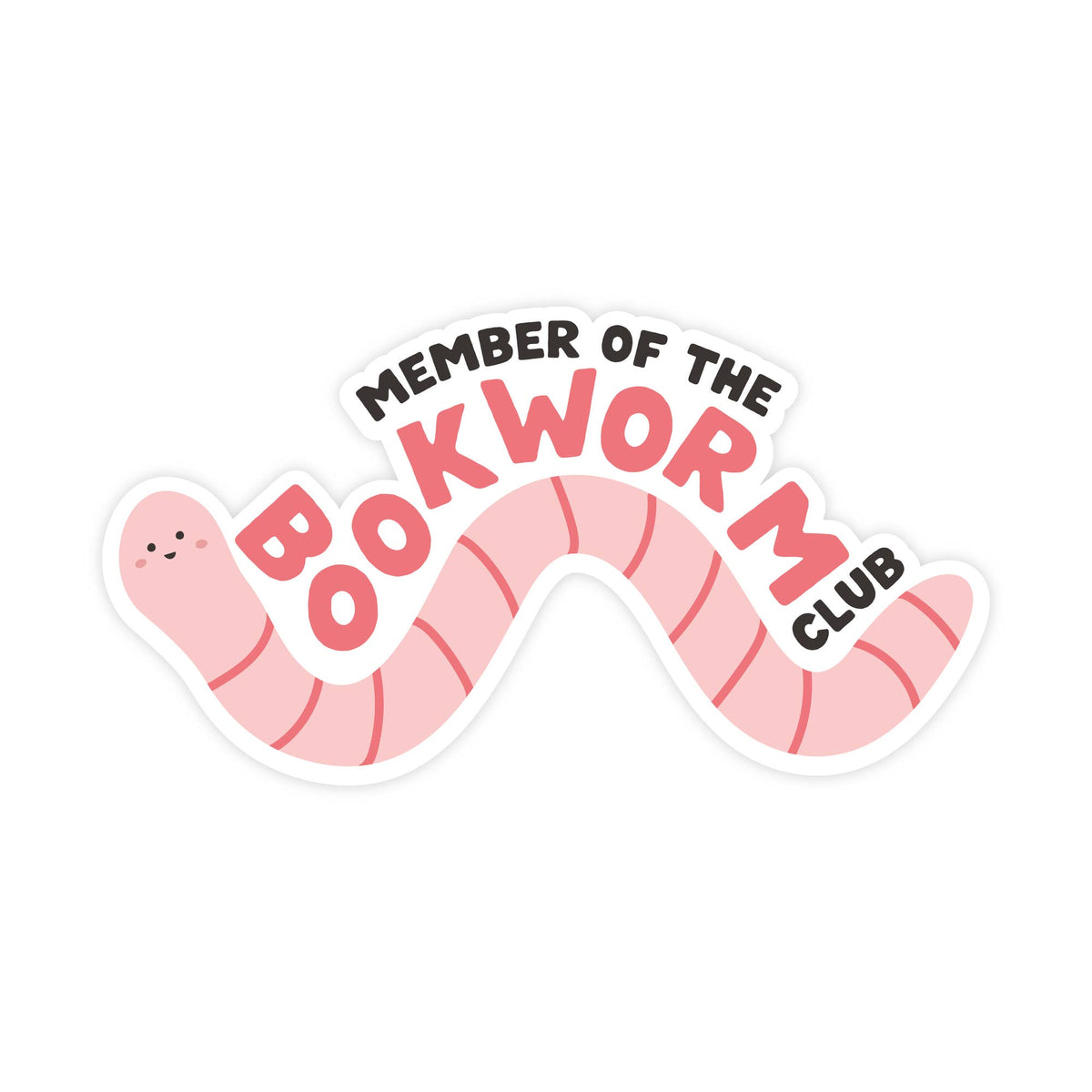 Bookworm Club- Sticker