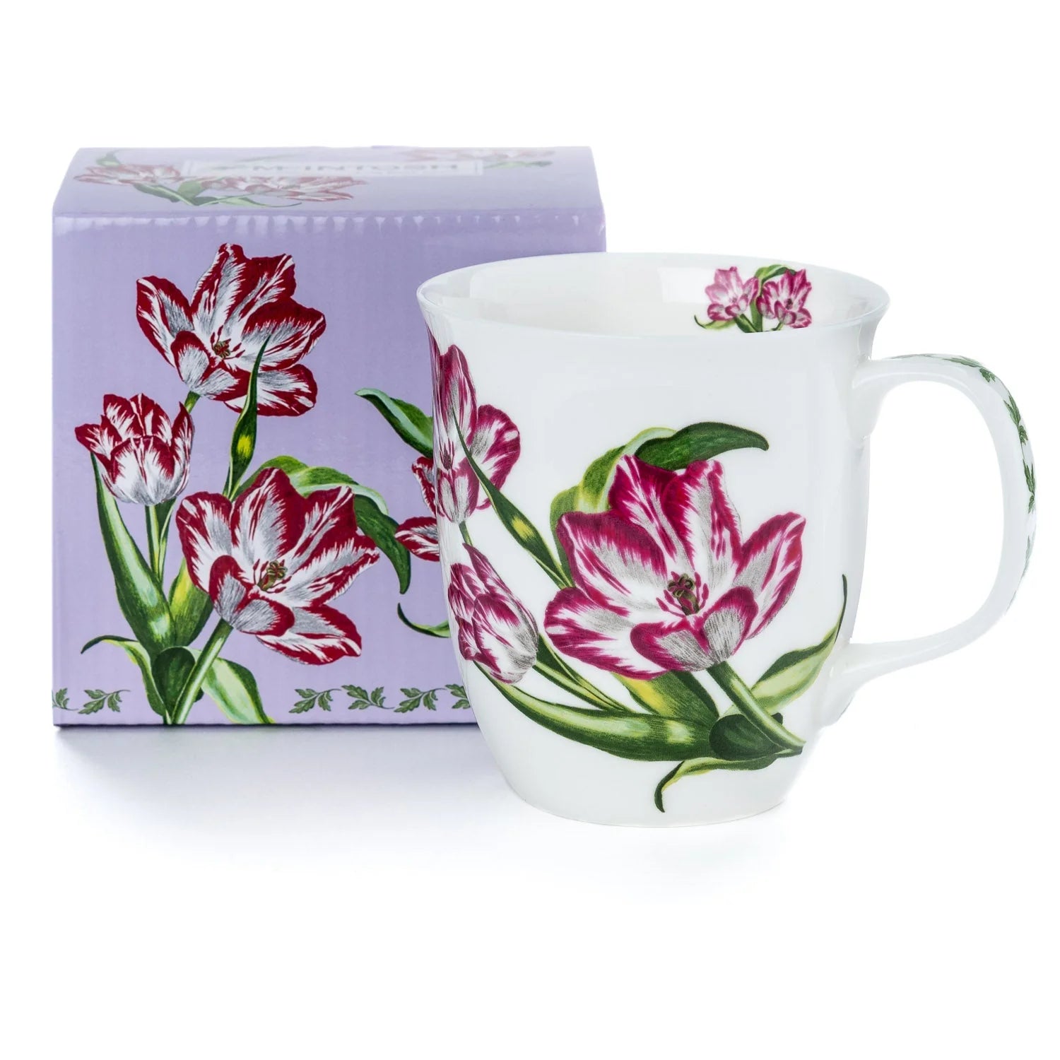 Botanical Flowers Blooming Tulips Java Mug