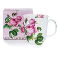 Botanical Flowers Pink Rose Java Mug